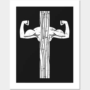 Christian Buff Workout Cross Posters and Art